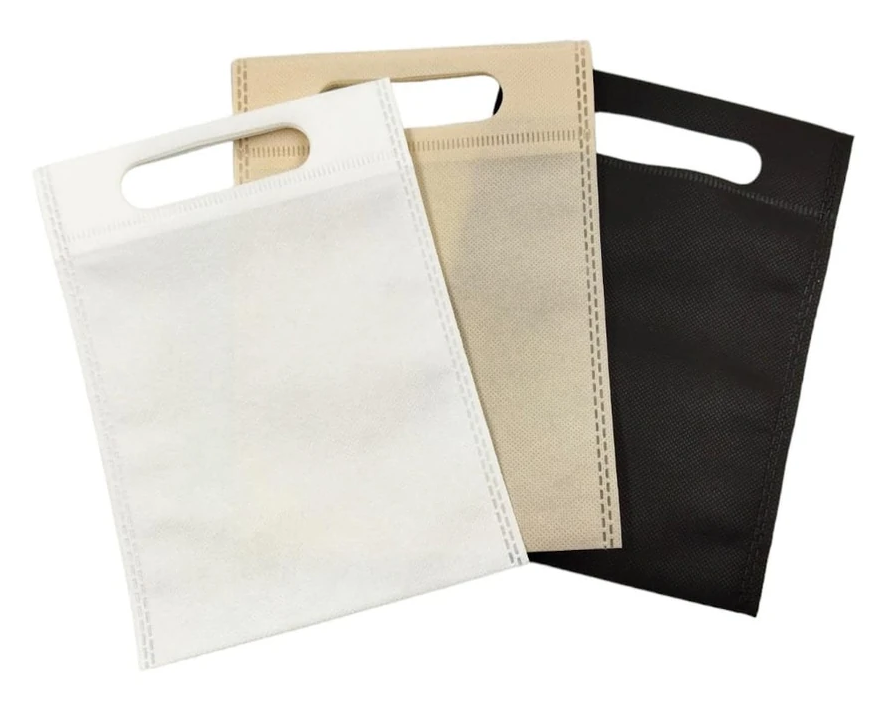 Bolsa Friselina Troquel Riñón Blanca Beige Negra